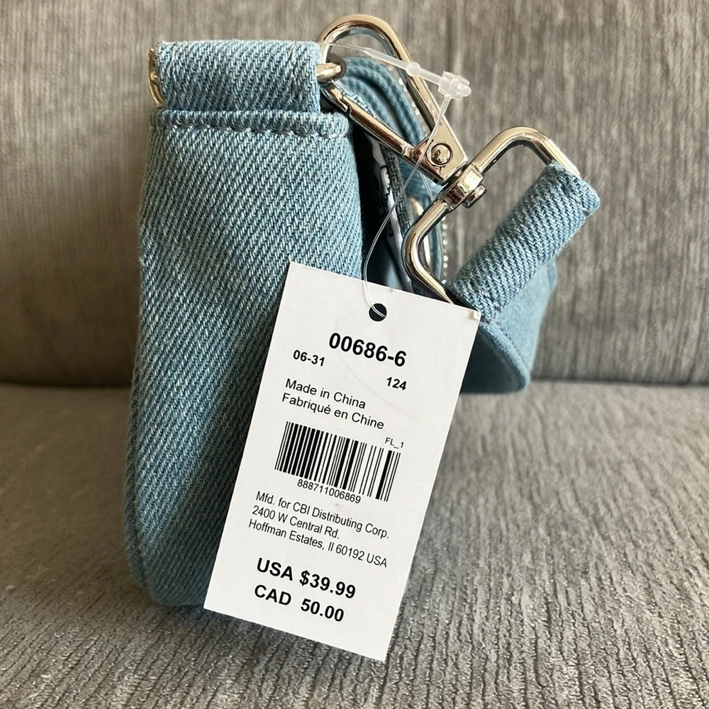 Claire’s Blue Denim Shoulder Bag - Picture 7 of 17